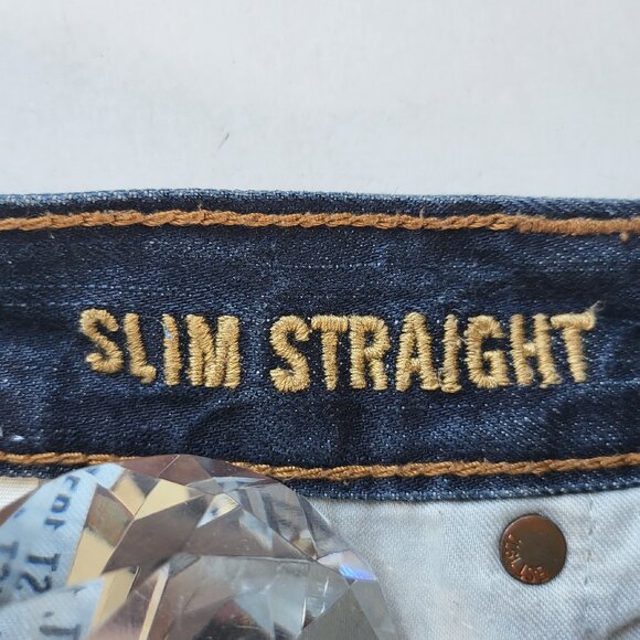 Men's American Eagle Slim Straight Jeans 32 X34 - Good Used Condition - Picture 6 of 8